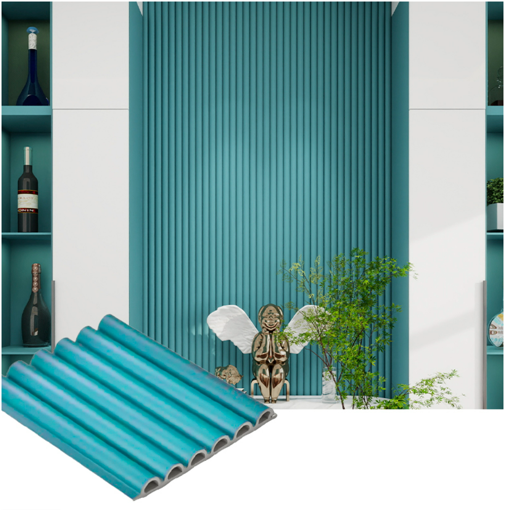 WPC Wall Panel; Wood Plastic Composite Wall Panels,157*16mm  semi-rounding model